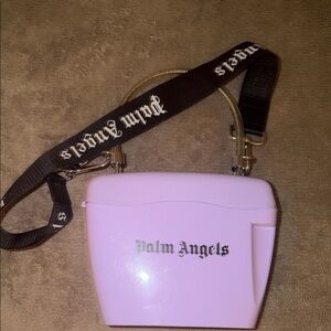 Palm Angels lavender padlock Bag